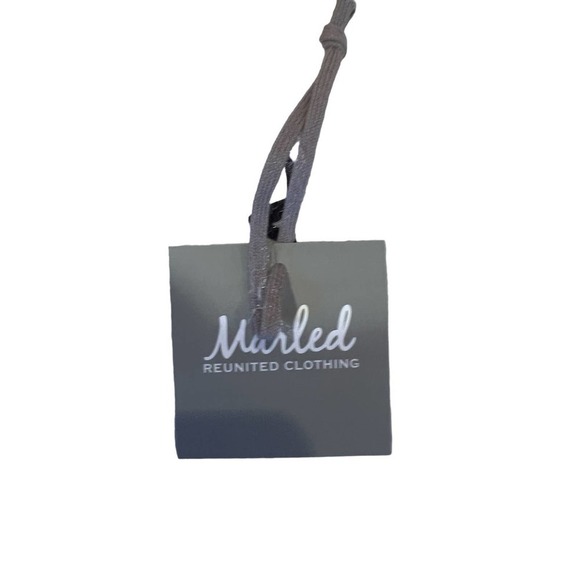 NWT Marled white star sweater sz Large - Picture 5 of 8